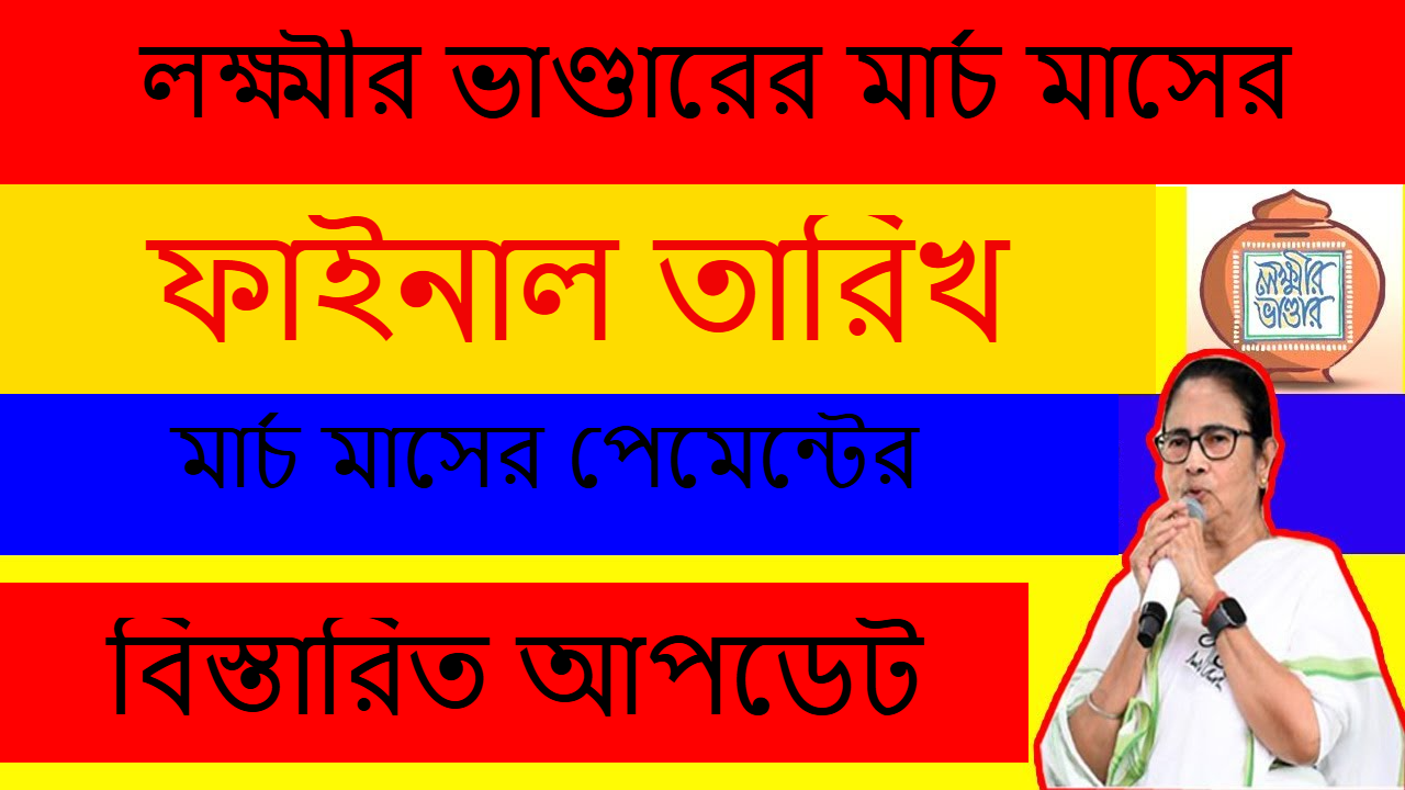 lokkhi Bhandar March payment date